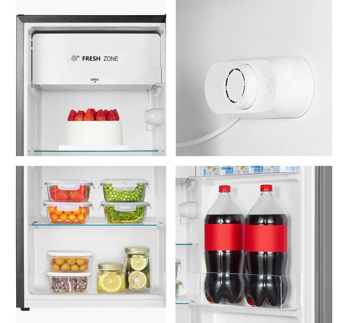 Hisense RR33D6AGX1- Frigobar,3.3 pies cúbicos,Termostato ajustable,Congelador in - Oferta en Mercado Libre