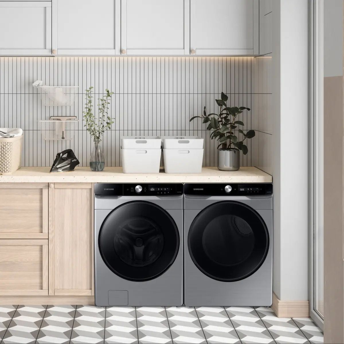 Lavadora Samsung 22Kg Carga Frontal Ai Y WiFi Smartthings Gris - Oferta en Mercado Libre
