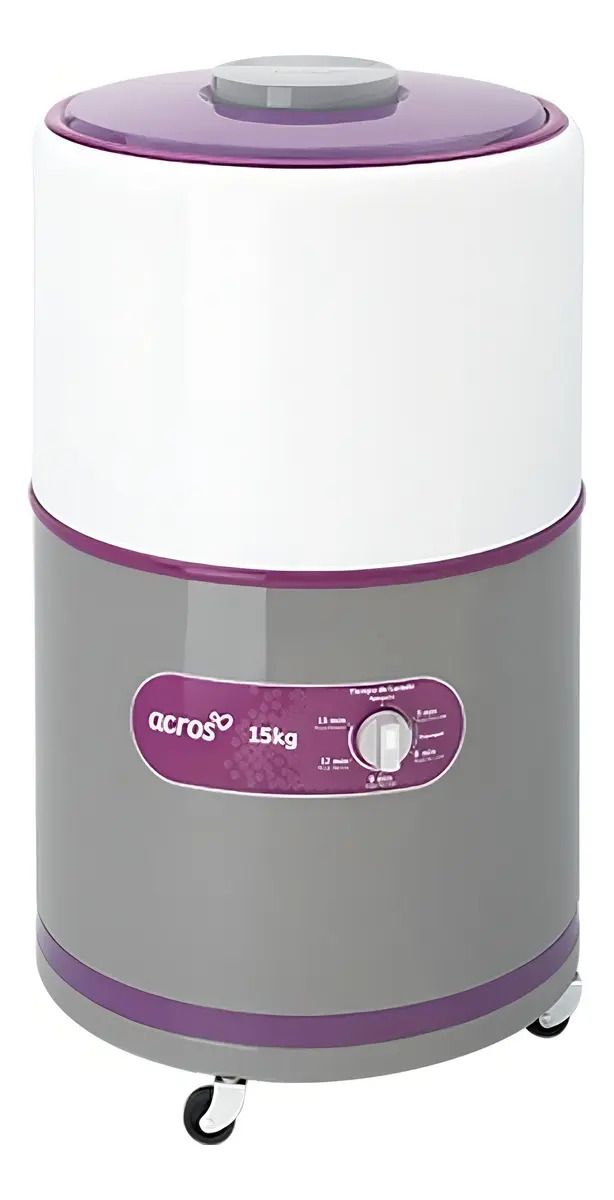 Lavadora semi-automática Acros hasta 15kg color gris - Oferta en Mercado Libre
