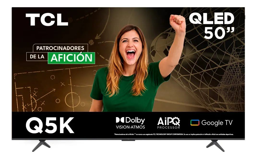 Smart Tv Pantalla 50 50q5k Tcl Google Qled 4k Voice Control - Oferta en Mercado Libre