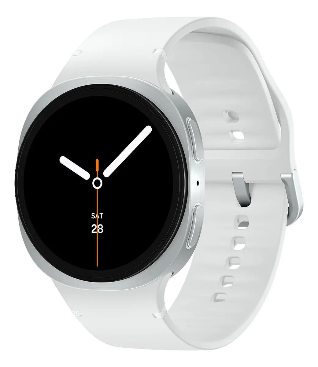 Smartwatch Samsung Galaxy Watch 8 40mm Blanco con Correa Milanés Plateada - Oferta en Mercado Libre
