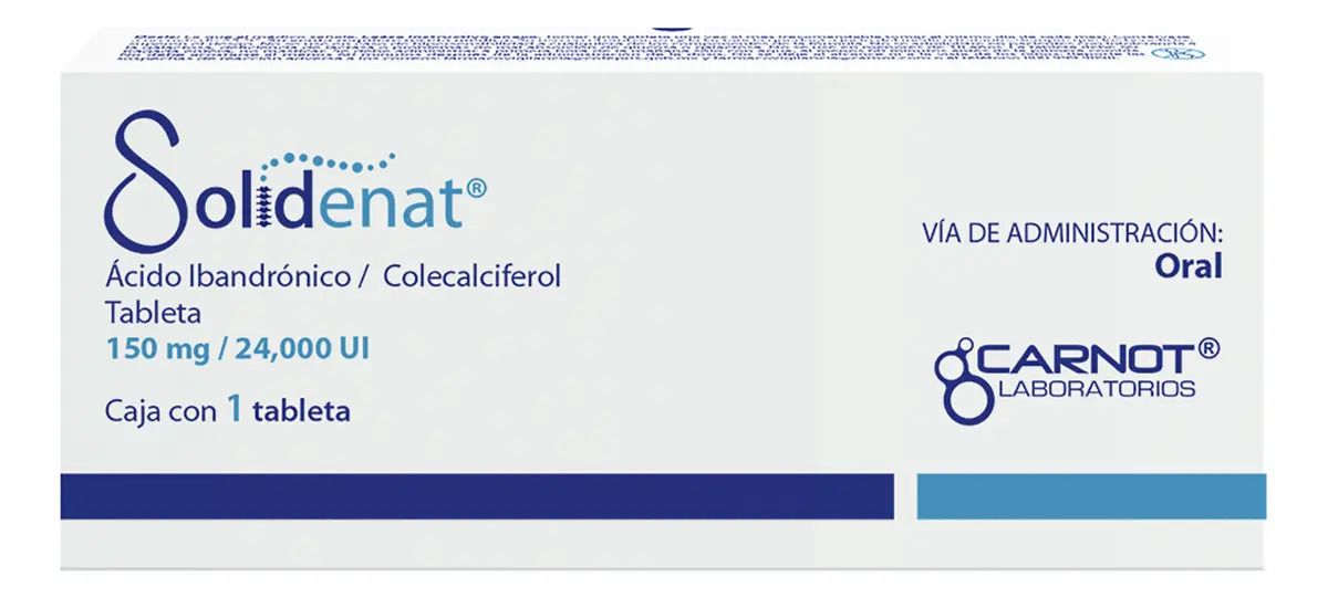 Solidenat Tableta 150 Mg/24000 Ui, 1 Tableta - Oferta en Mercado Libre