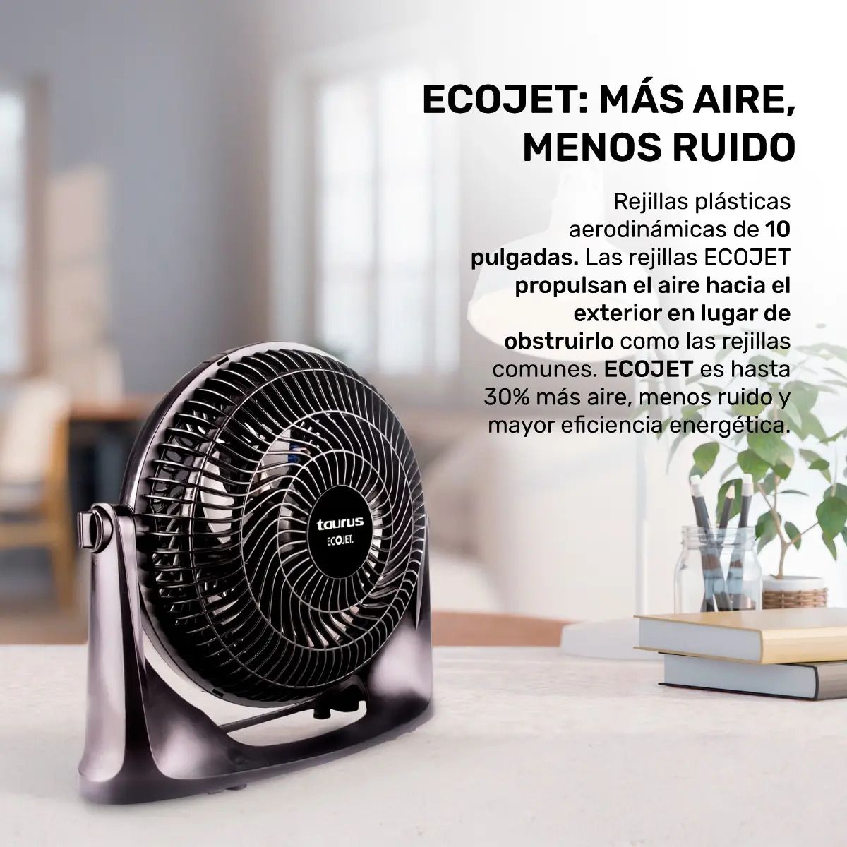 Ventilador De Mesa y Pared Taurus Oasis 10" 6 Aspas 3 Vel. - Oferta en Mercado Libre